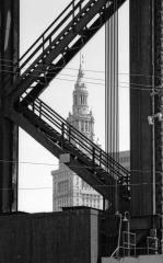 Terminal Tower with Lift Bridge, May, 1994